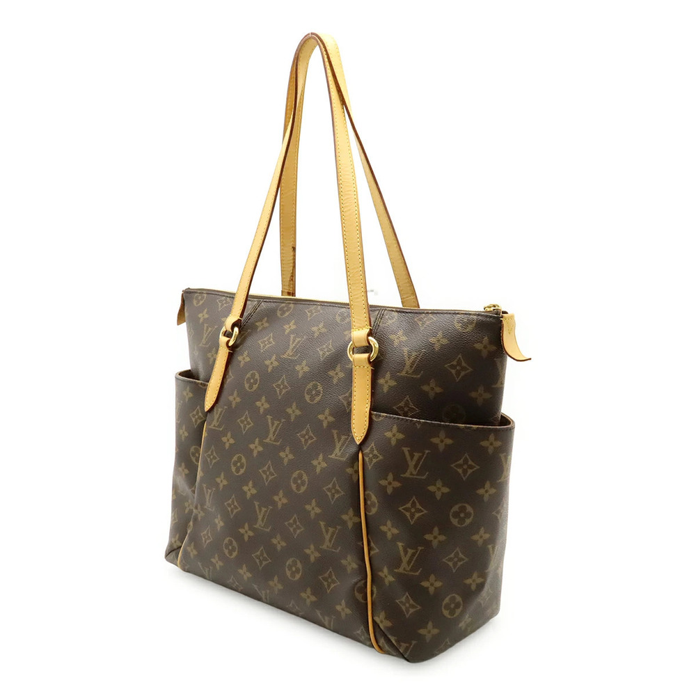 Louis Vuitton Totally Monogram Bag Tote Shoulder Brown